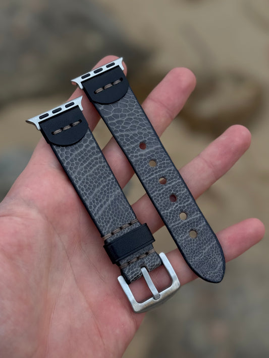 Ostrich Leather Apple Watch Band