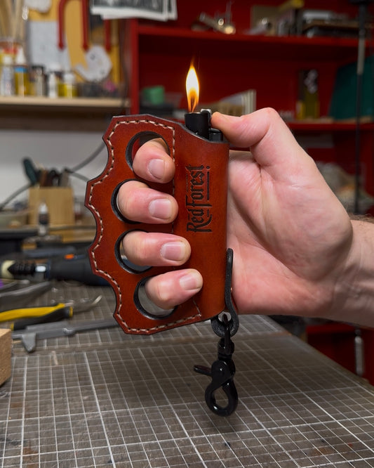 Leather Clipper Lighter Case| decorative Leather Cover