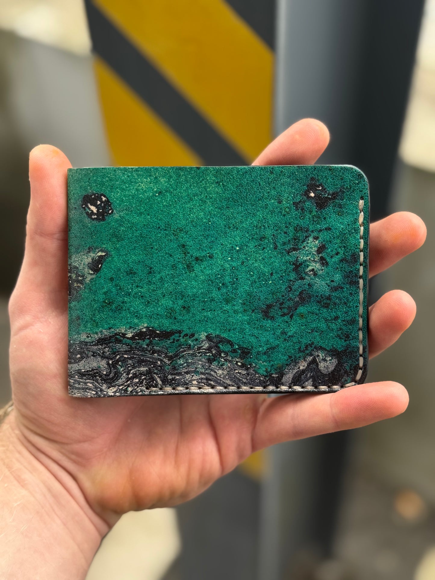 Leather wallet Belford | Unique Hand Dyed