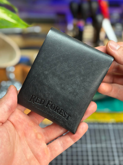 Large Capacity Leather Wallet for Cash | Handmade Bifold Wallet with Extra Bill Compartments