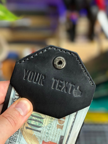 Large Capacity Leather Wallet for Cash | Handmade Bifold Wallet with Extra Bill Compartments