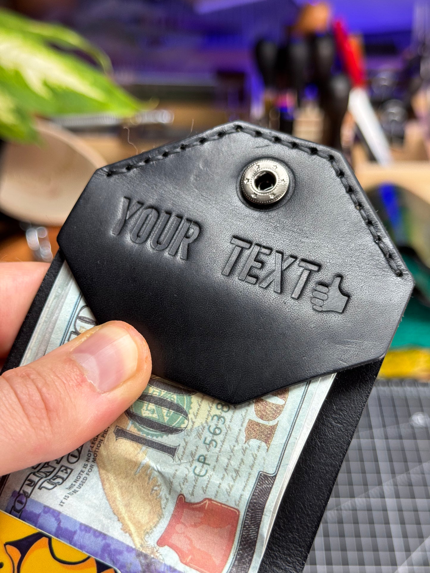 Large Capacity Leather Wallet for Cash | Handmade Bifold Wallet with Extra Bill Compartments