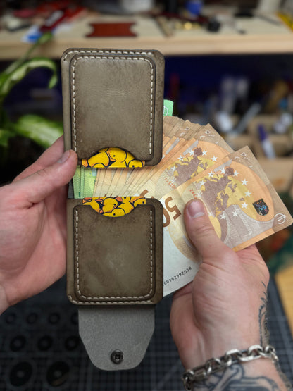 Olive Leather Wallet | Upgraded Classic Design