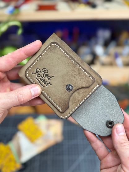 Olive Leather Wallet | Upgraded Classic Design